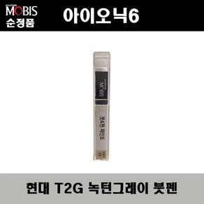 순정품 현대 아이오닉6 T2G 녹턴그레이 붓펜 자동차 도색 차량용 카페인트, T2G 녹턴그레이 붓펜(모비스), 1개