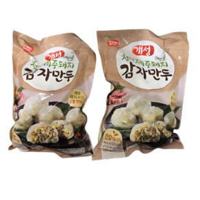 개성 제주돼지 감자만두 아이스박스포장 /코스트코, 2kg, 2개