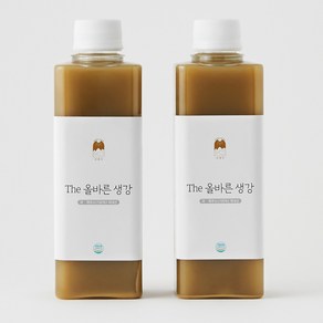 무설탕 생강착즙액 100% 더 올바른 생강원액 400ml