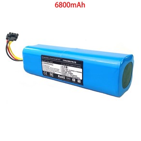 H18650CH-4S2P 로봇 진공 청소기 배터리 Lifeo RX10 14.8V 6800mAh, 01 6800mAh, 한개옵션1