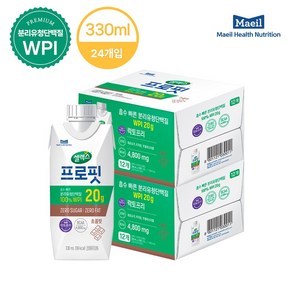 셀렉스 프로핏 웨이프로틴 초콜릿 드링크 2박스, 330ml, 48개