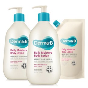 테온셀 DERMAB 데일리 모이스처 바디로션 400ml x2개 (+리필 250ml), 2개