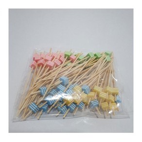 일회용커트러리 캠핑 큐빅꼬지 1봉 약100개 9cm(YD) 과일꽂이, 1개