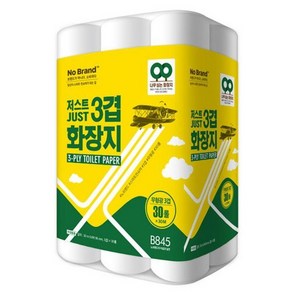 미래생활 저스트 3겹 화장지 30m x 30롤, 1개