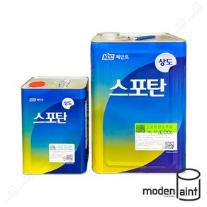 KCC 스포탄 상도 14kg 2액형 옥상 우레탄 방수 페인트 경화제 포함, 녹색 (경화제 포함), 1개