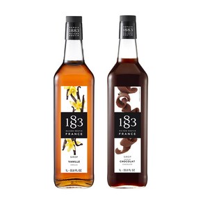 1883 바닐라 시럽 1000ml+1883 초콜릿 시럽 1000ml