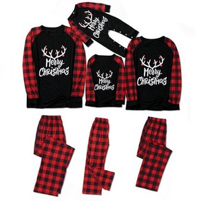 커플세트잠옷 극세사 잠옷 양털 겨울 Mey Chistmas Pajamas Suit Yea39s Family Clothes Mothe Daughte Elk Pint Pl