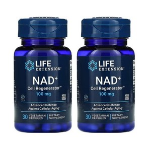 라이프익스텐션 NAD+ 셀 리제너레이터 100mg 베지 30정, 2개