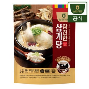 농협 참진한 삼계탕 즉석요리 밀키트 1인분 (800g)