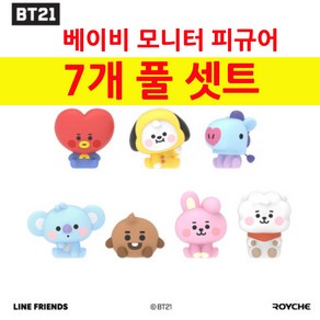 BT21 (7개 풀셋)베이비 모니터 피규어 BABY (7개풀셋), 1개