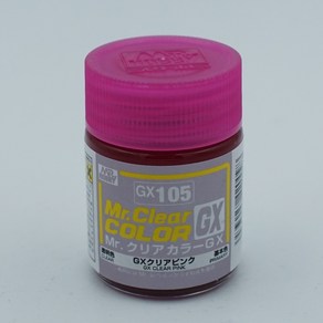 군제 M 하비 GX105 클리어 핑크유광 18ml 락카도료, 1개