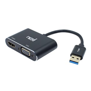 넥시 NX897 USB3.0 to HDMI/VGA 컨버터 (1080P)