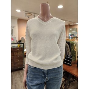 BCBG O.스카시 소매V넥P/O B3B3K401 _ 10 [WHITE]