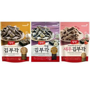 동원 양반 찹쌀 마늘 새우 김부각 50g, 1세트