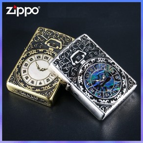 Zippo 마법의 시계 태엽 메탈 에디션 정품 지포라이터 D-1971