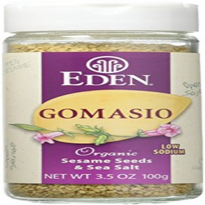 Eden Foods Salt Gomasio Ssme Sd Og 에덴 푸드 솔트 고마시오 Ssme Sd Og, 127.01g, 1개