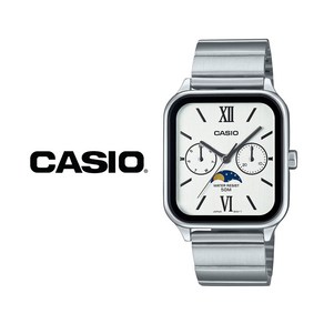 카시오 CASIO 문페이즈 스퀘어 남성 사각 메탈 손목시계 MTP-M305D-7A2