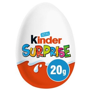 Kinder Surprise Milk Chocolate Single Egg 킨더 서프라이즈 밀크 초콜릿 싱글 에그 20g 10개