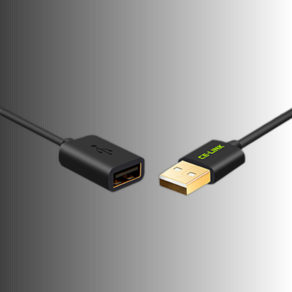 CE-LINK 무산소 USB 2.0 연장케이블 데이터전송 퀵차지 24K도금 커넥터, 1개, 3m