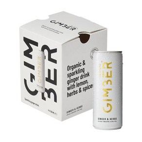 GIMBER 짐버 캔, 짐버 캔 250ml x 6개, 6개, 250ml