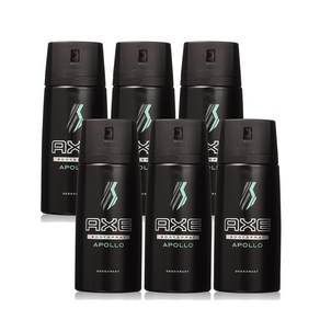 악스 데오도란트 바디 스프레이 아폴로 150mL 6개 / AXE Body Spay Deodoant Apollo 150mL x 6