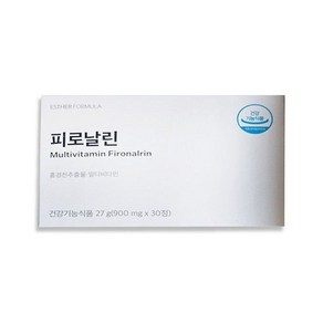 [정품발송] 에스더몰 에스더포뮬러 피로날린(비타민B+홍경천) 1박스 (900mg x 30정) 490137