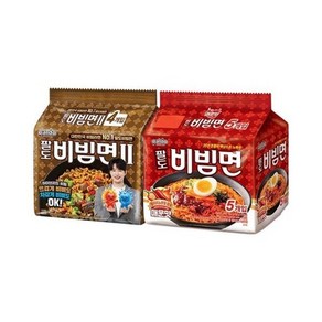 팔도 비빔면II(4입)+비빔면 매운맛(5입)