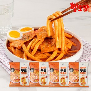 2-3인분 맛있는 헬로맘 누들 밀 떡볶이 (냉동) 총1880g, 보통매운맛 4팩, 4개, 470g