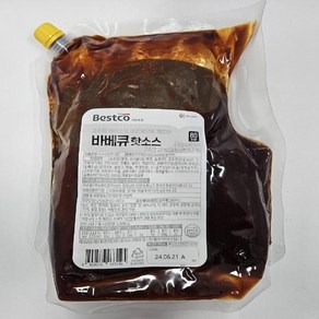 베스트코 바베큐 핫소스 2kg 고추장소스 대용량 냉장 업소용 매운맛, 1개