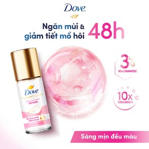 [Dove/도브] 레디언트 케어 데오드란트 세럼 딥 리뉴 45ml × 2개 세트