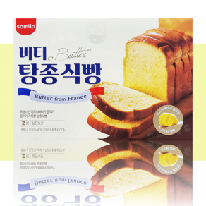 삼립 버터 탕종 식빵 + 올림생활 향균 티슈 추가 구, 1개, 840g