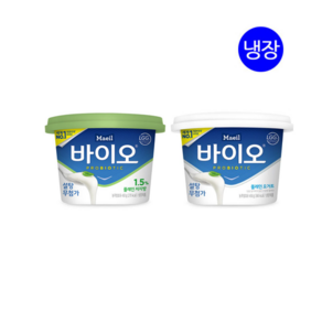 매일바이오 요거트450g 2종/총2개(플레인1개+플레인저지방1개)/냉장혼합무배, 450g, 1개