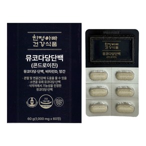 친정아빠건강식품 뮤코다당단백 콘드로이친, 1개, 60정