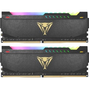 Patriot Memory 패트리어트 바이퍼 스틸 RGB DDR4 64GB (2 x 32GB) 3600MHz 키트 PVSR464G360C0K