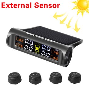 TPMS 태양열 어 압력 센서 자동차 모니터링 시스템 4 륜 내부 외부 TMPS, 1) Extenal Senso