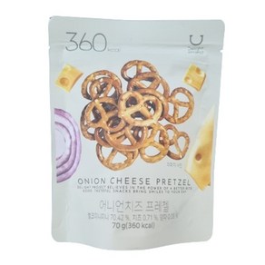 딜라이트 프로젝트 프레첼 스낵 70g  어니언치즈, 9개