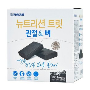 포켄스 뉴트리션 트릿 대용량 100p 관절 뼈 800g, 8g, 100개