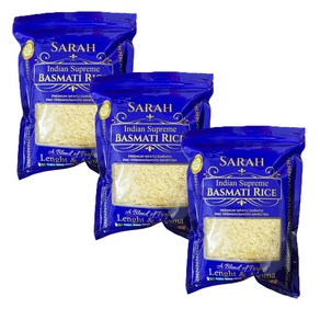 인도쌀 바스마티 파보일드라이스 찐쌀 3kg 수입쌀 인도라이스 안남미 BASMATI RICE, 3개