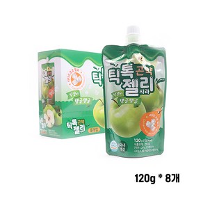 틱톡 곤약젤리 사과맛 대용량, 120g, 8개