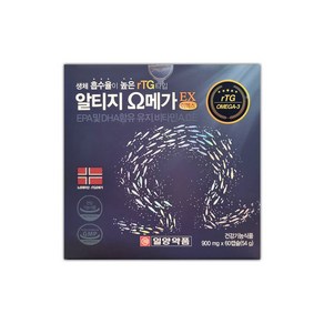 일양약품 알티지오메가EX 60캡슐 (2개월), 1개, 60정