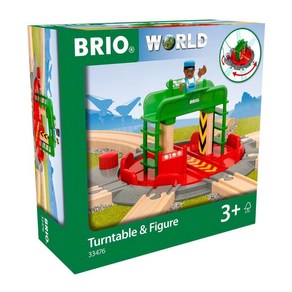 BRIO (브리오) WORLD 피겨 턴테이블 (열차 장난감 나무 레일) 33476