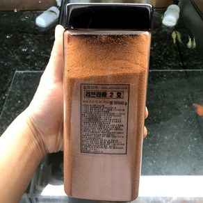 [알파피쉬] 러브라바 2호 500g (1000ml) 고급용기 계량스푼 포함 양어장사료, 1개