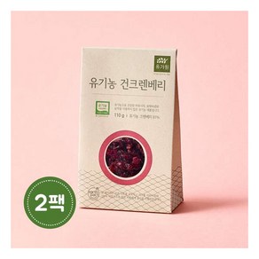 [유가원] 유기농 건크렌베리 110g x 2팩, 2개