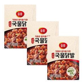 올품 신화 뼈없는 국물닭발 300g, 3개