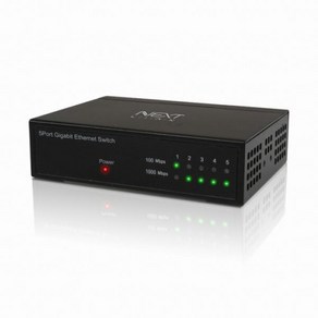 넥스트 10/100/1000Mbps 5포트 기가 스위칭 허브, NEXT-2005GH, 5개