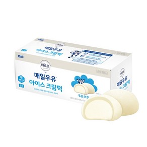 기타 매일우유 아이스 크림떡 우유크림 60g 1Box (총 6개), 상세페이지참조, 6개