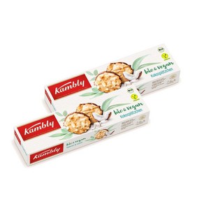 캄블리 비건 코코넛 쿠키 Kambly bio vegan Kokosplätzchen, 80g, 2개