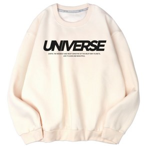 벤힛 UNIVERSE 기모 쮸리 오버핏 맨투맨