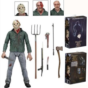 NECA 피규어 neca 네카 정품 키덜트 선물 13일에금요일 제이슨 디럭스에디션, B NECA neca 피규어, 1개