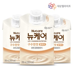 뉴케어 구수한맛200mlx30팩 완전균형영양식, 30개, 200ml